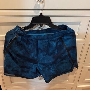 lululemon athletica Blue Tie-Dye Men's Athletic Shorts